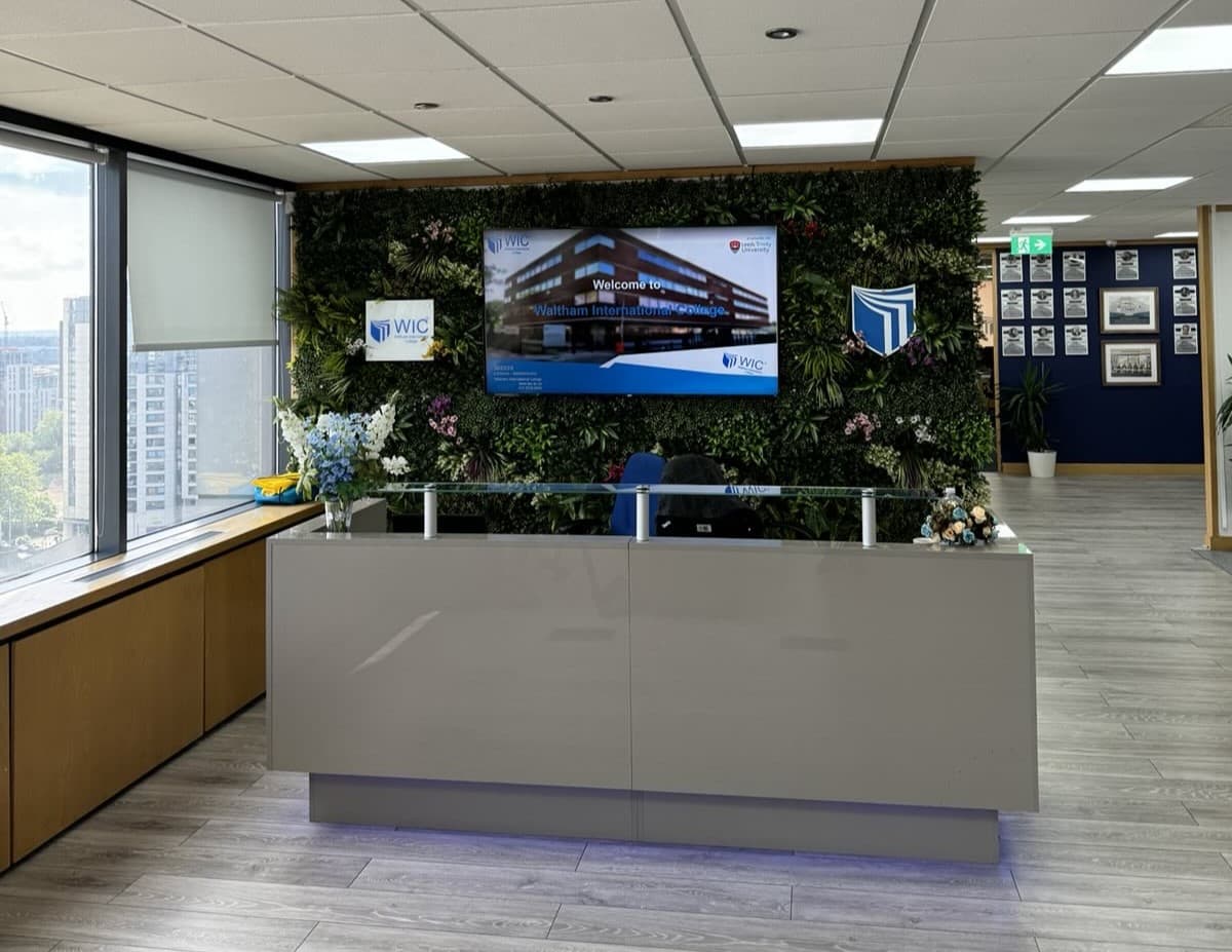 Reception at WIC's Birmingham campus