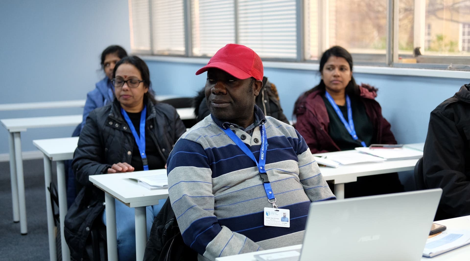 WIC Business Management students in a classroom session