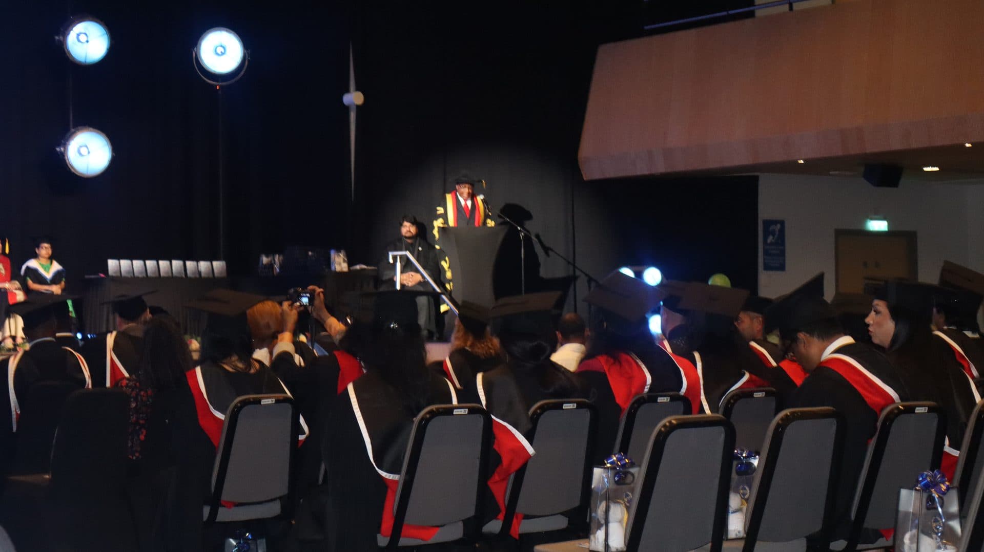The audience watching the Class of 2026 ceremony
