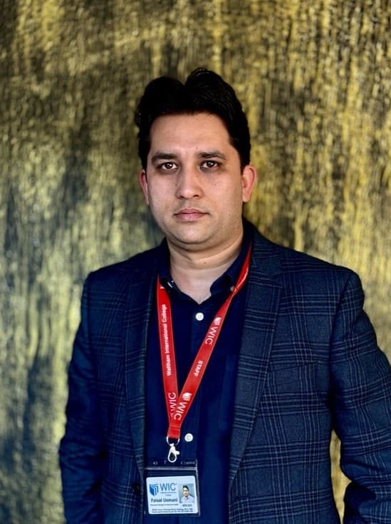 Faisal Usmani, Director of Employability and Placements at WIC