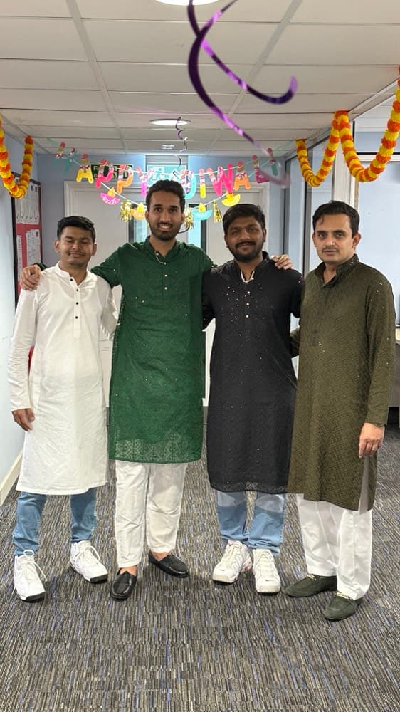 WIC students celebrating Diwali, 2024
