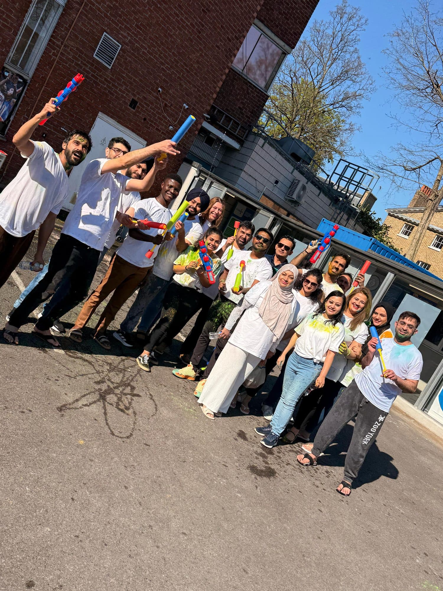 WIC students celebrating Holi, 2025